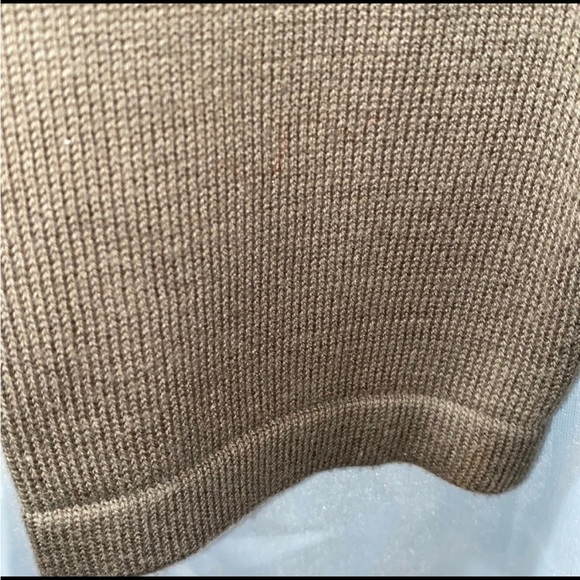 BRYLANE  Deep V Neck 100% Cotton Sweater Size-8 - Picture 8 of 12